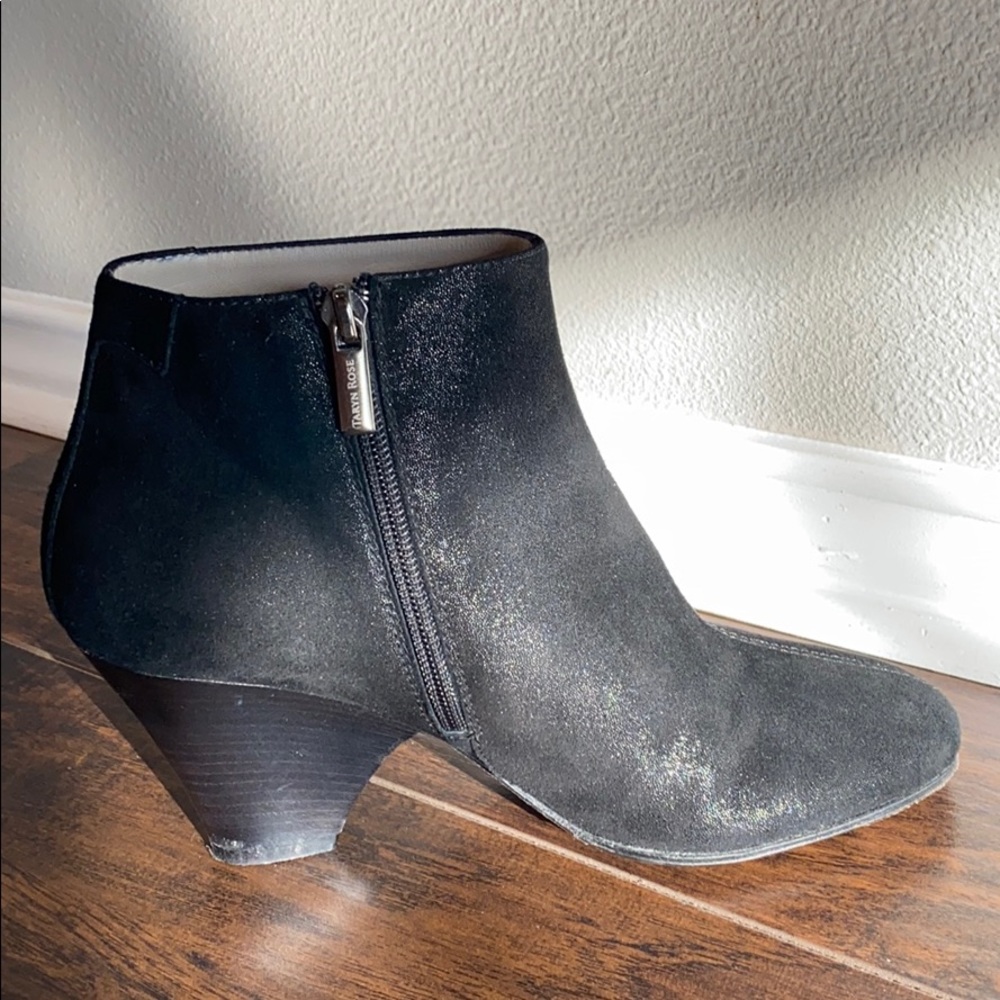 Black Taryn Rose ankle boots